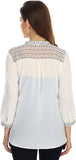 Colors Couture Casual 3/4 Sleeve Solid Women's Top
