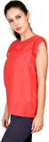 CurVy Q Casual Butterfly Sleeve Solid Women's Top