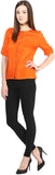 Calgari Casual 3/4 Sleeve Solid Women's Top