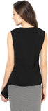 Femella Casual Sleeveless Solid Women's Top
