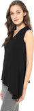 Femella Casual Sleeveless Solid Women's Top