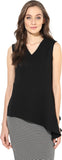 Femella Casual Sleeveless Solid Women's Top