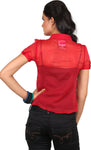Blacksoul Casual Short Sleeve Solid Women's Top