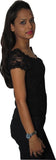 Modo Vivendi Casual Short Sleeve Solid Women's Top