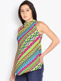 Folklore Festive Sleeveless Printed Women's Top