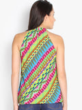 Folklore Festive Sleeveless Printed Women's Top