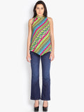 Folklore Festive Sleeveless Printed Women's Top