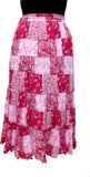 Cotton Breeze Printed Women's Tiered Skirt