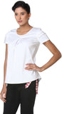 Kaaryah Formal Short Sleeve Solid Women's Top