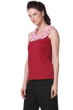 Kaaryah Formal Sleeveless Solid Women's Top