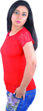Buenos Dias Casual Short Sleeve Solid Women's Top