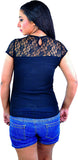 Buenos Dias Casual Short Sleeve Solid Women's Top