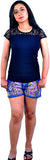 Buenos Dias Casual Short Sleeve Solid Women's Top