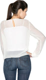 Aaliya Festive Full Sleeve Self Design Women's Top