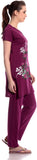 TAB91 Praveen Women's Printed Top & Pyjama Set