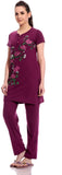 TAB91 Praveen Women's Printed Top & Pyjama Set