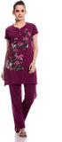 TAB91 Praveen Women's Printed Top & Pyjama Set