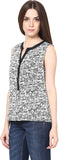 Harpa Casual Sleeveless Printed Women's Top