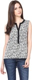 Harpa Casual Sleeveless Printed Women's Top