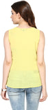 Harpa Casual Sleeveless Solid Women's Top