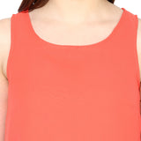 Harpa Casual Sleeveless Solid Women's Top