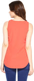 Harpa Casual Sleeveless Solid Women's Top
