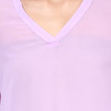 Harpa Casual 3/4 Sleeve Solid Women's Top