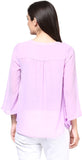 Harpa Casual 3/4 Sleeve Solid Women's Top