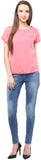 Harpa Casual Short Sleeve Solid Women's Top