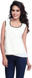 SFDS Casual, Formal, Party Sleeveless Self Design Women's Top