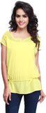 SFDS Casual, Formal, Party Short Sleeve Self Design Women's Top