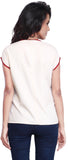 SFDS Casual, Formal, Party Short Sleeve Self Design Women's Top