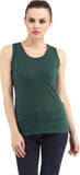 Cation Casual Sleeveless Solid Women's Top