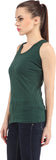 Cation Casual Sleeveless Solid Women's Top