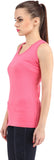 Cation Casual Sleeveless Solid Women's Top