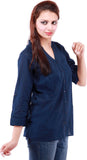 Goodwill Impex Women's Solid Casual Shirt