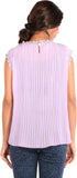 Showoff Casual Sleeveless Solid Women's Top