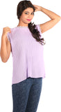 Showoff Casual Sleeveless Solid Women's Top