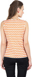 Hypernation Casual Sleeveless Printed Women's Top