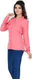 Ishin Women's Solid Party Shirt