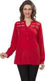 Ishin Casual Full Sleeve Solid Women's Top