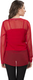 Ishin Casual Full Sleeve Solid Women's Top
