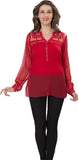 Ishin Casual Full Sleeve Solid Women's Top