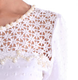 Dewberries Formal Short Sleeve Self Design Women's Top
