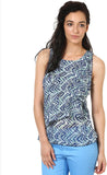 Kaxiaa Casual Sleeveless Printed Women's Top