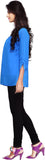 Urban Fashion Bank Casual 3/4 Sleeve Solid Women's Top
