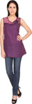 Bedazzle Casual Sleeveless Solid Women's Top
