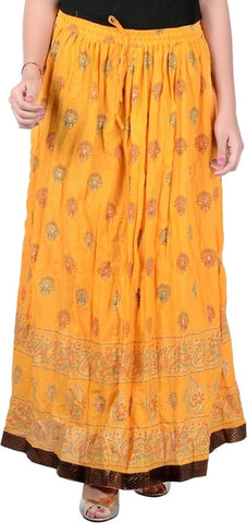 Aavaya Fashion Floral Print Women's Regular Skirt