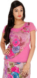 Majori Casual, Festive, Party Short Sleeve Floral Print Women's Top
