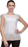 Hichkii Casual Cape Sleeve Embroidered Women's Top